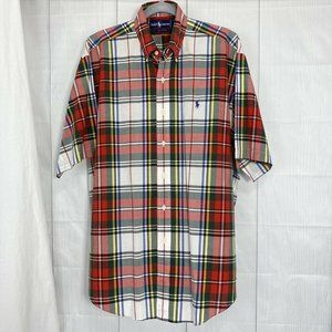 Ralph Lauren Blue Label Men’s L Red Blue White Pla